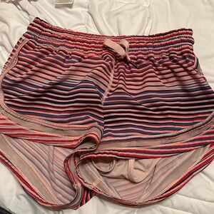 lululemon striped shorts